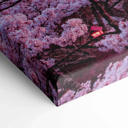 Mount Fuji Chureito Pagoda sunset cherry blossoms canvas print
