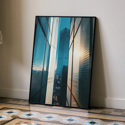Captivating Building Art Print Wall Decor | Vertical - Throttle Designs