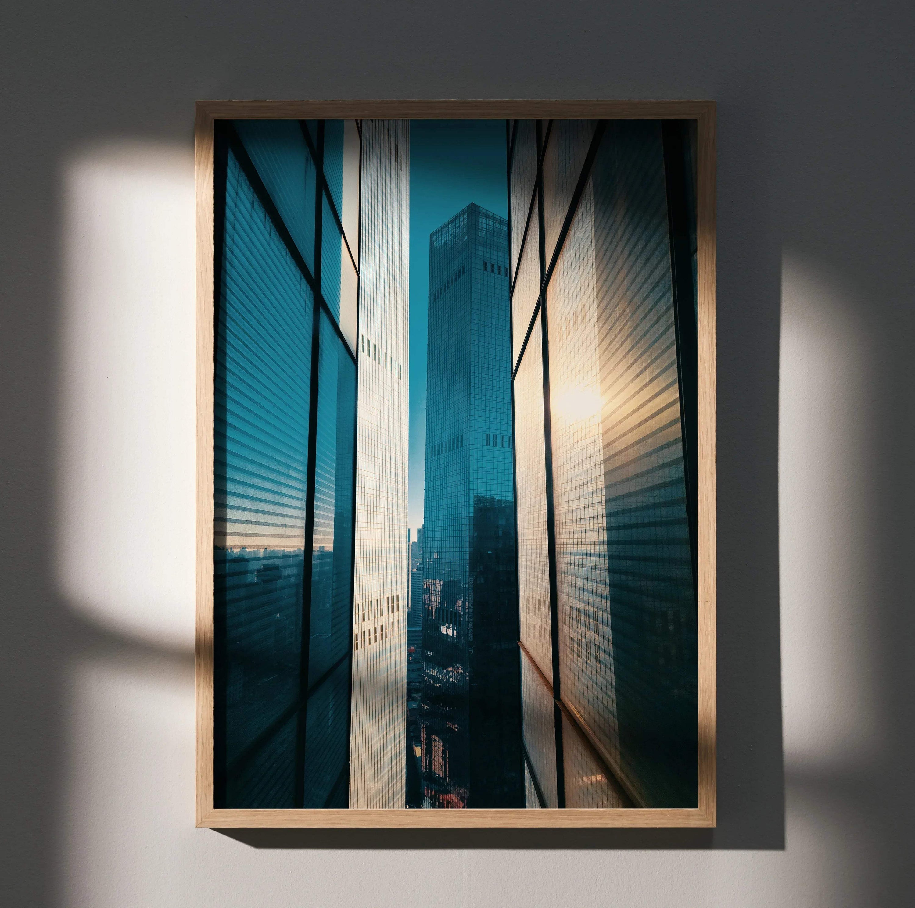 Captivating Building Art Print Wall Decor | Vertical - Throttle Designs