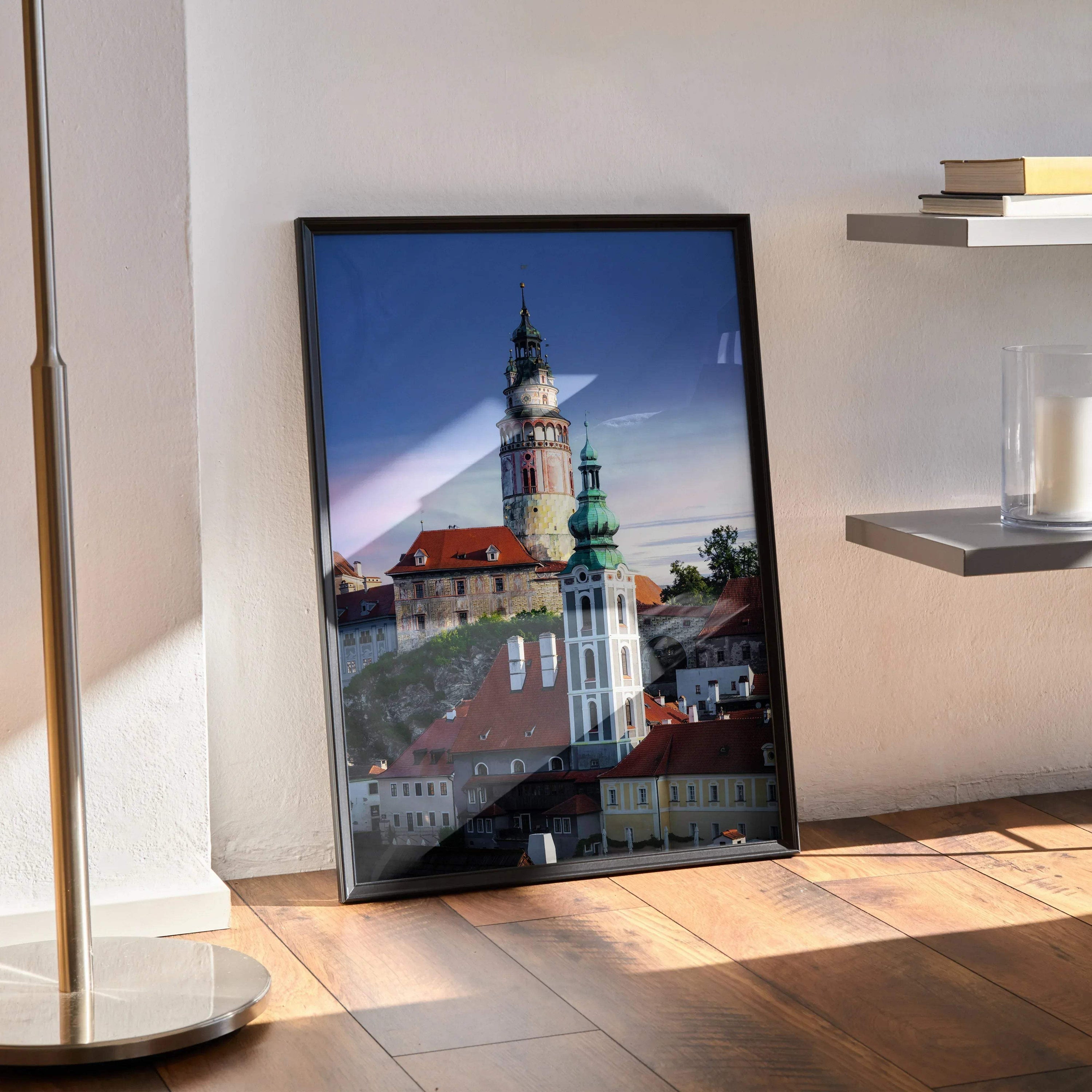 Captivating Modern Building Wall Art Poster | Vertical - Throttle Designs