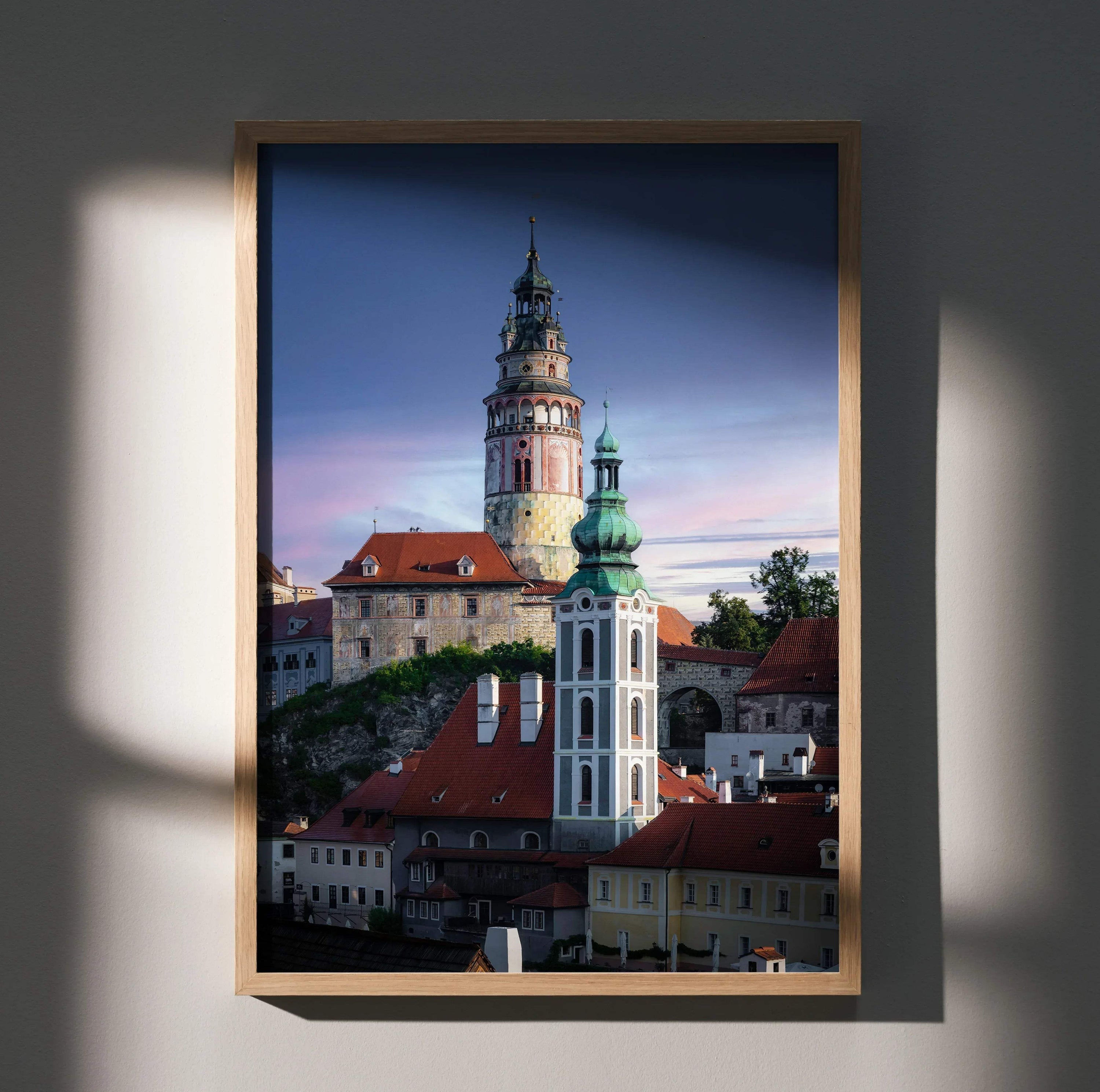 Captivating Modern Building Wall Art Poster | Vertical - Throttle Designs