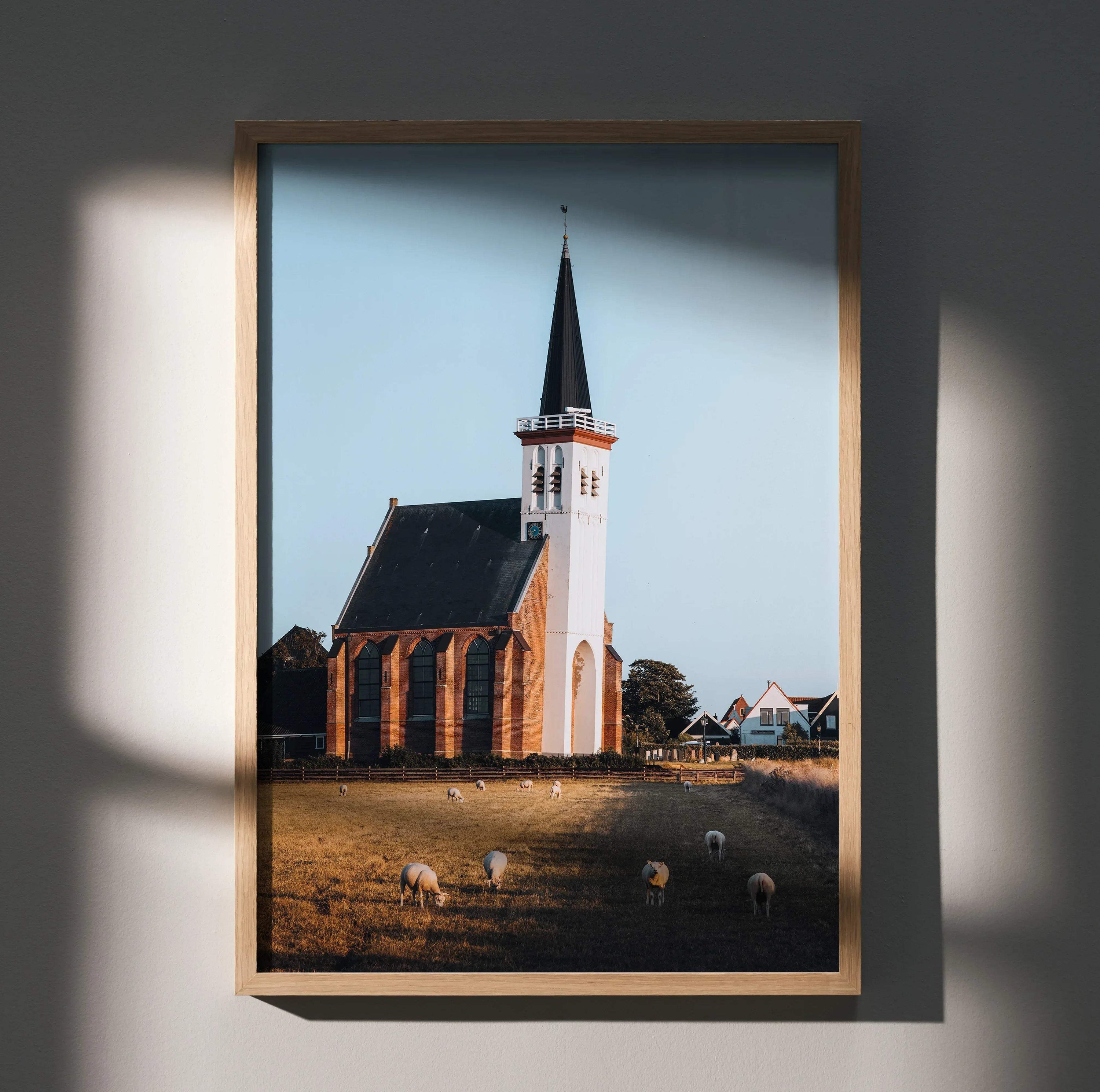 Inspirational Church Building Wall Art Print | Vertical - Throttle Designs