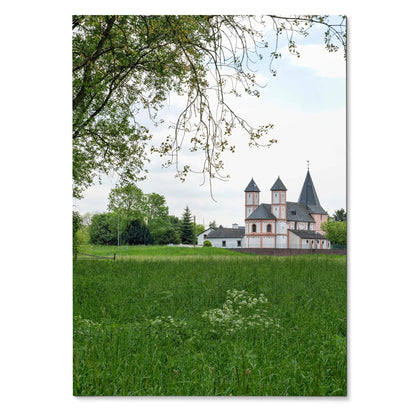 Vintage Church Architecture Faith Art Print Poster | Vertical - Throttle Designs