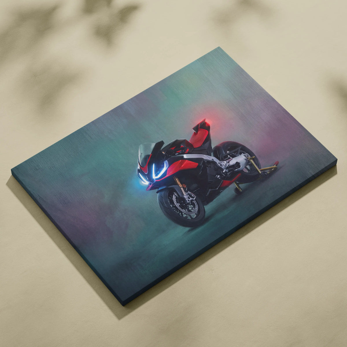 Aprilia RSV4 Factory Inspired Motorcycle Wall Art, Italian Superbike Print and Track Day Gift
