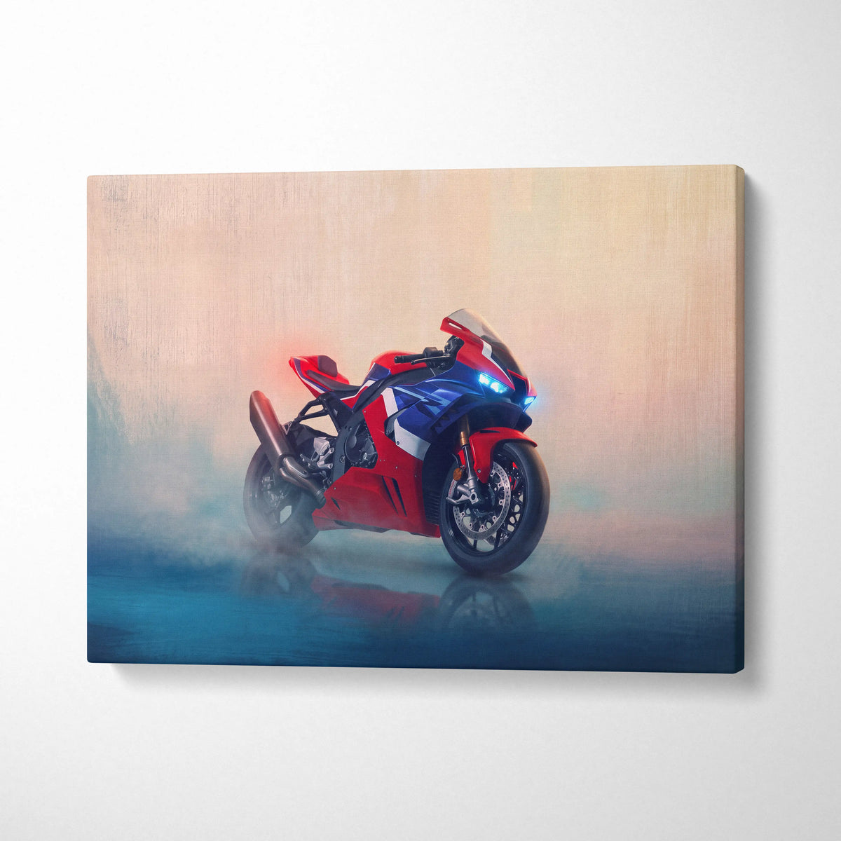 Honda CBR1000RR-R Inspired Canvas Art, Superbike Print and Racing Fan Gift