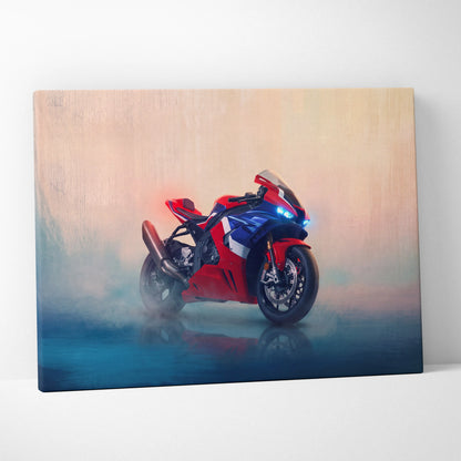 Honda CBR1000RR-R Inspired Canvas Art, Superbike Print and Racing Fan Gift