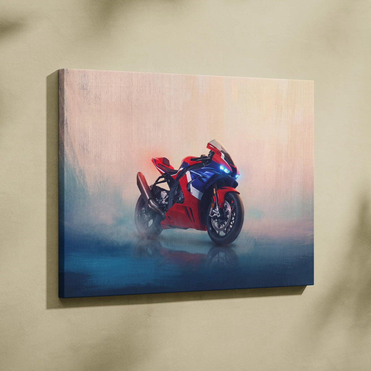 Honda CBR1000RR-R Inspired Canvas Art, Superbike Print and Racing Fan Gift