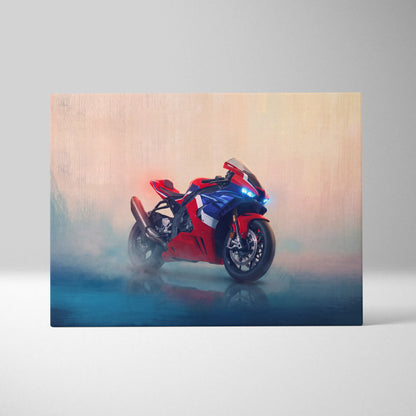 Honda CBR1000RR-R Inspired Canvas Art, Superbike Print and Racing Fan Gift