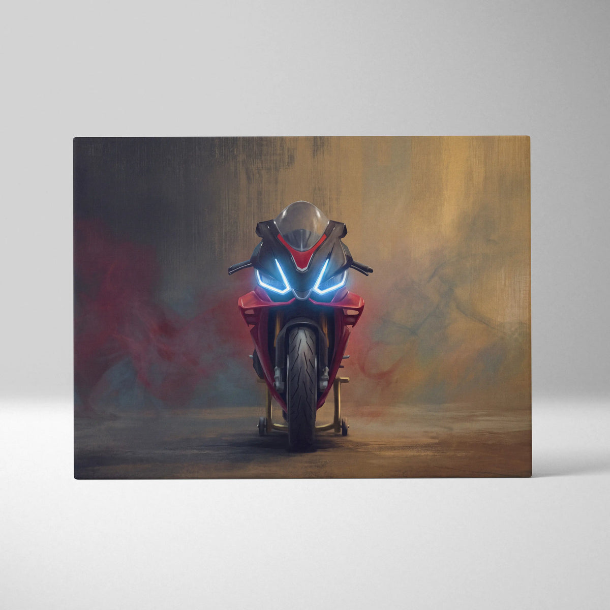 Aprilia RSV4 1100 Factory Inspired Canvas Art, Sport Bike Wall Decor, Motorcycle Supersport Print