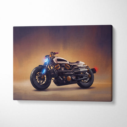 Sportster S Inspired Motorcycle Wall Art, American Cruiser Poster and Garage Decor