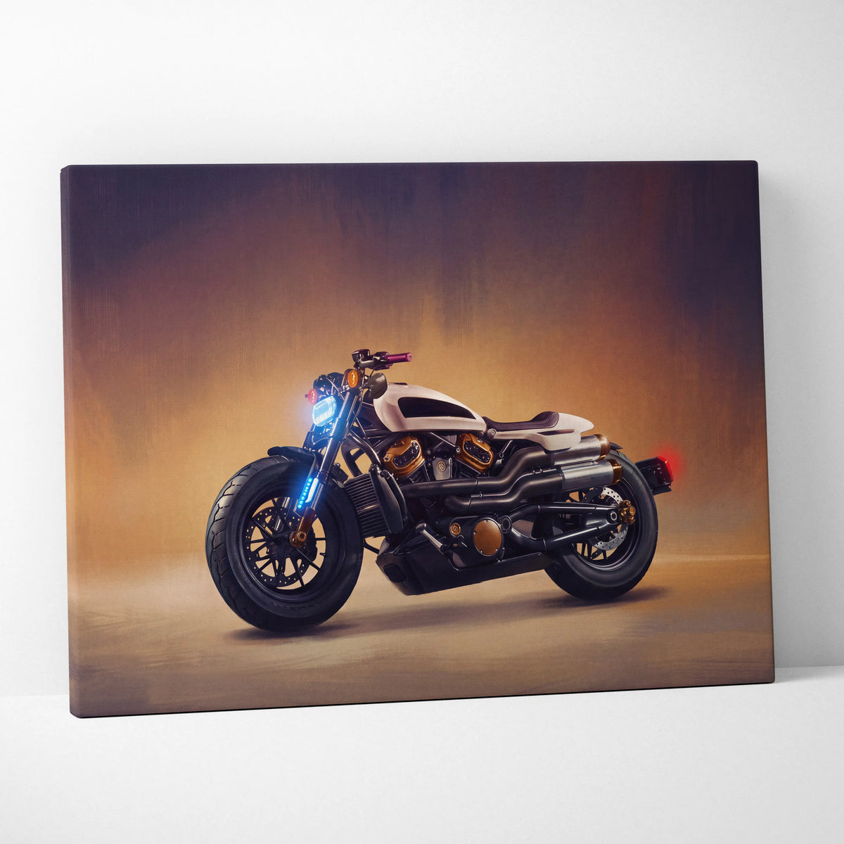 Sportster S Inspired Motorcycle Wall Art, American Cruiser Poster and Garage Decor
