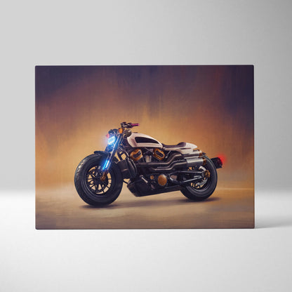 Sportster S Inspired Motorcycle Wall Art, American Cruiser Poster and Garage Decor