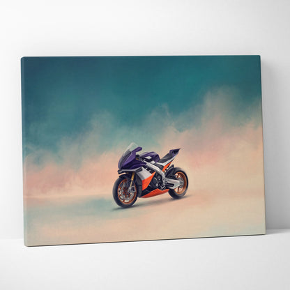 Aprilia RSV4 Inspired Motorcycle Wall Art, Track Weapon Print and Italian Superbike Decor