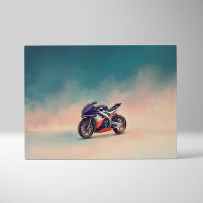 Aprilia RSV4 Inspired Motorcycle Wall Art, Track Weapon Print and Italian Superbike Decor