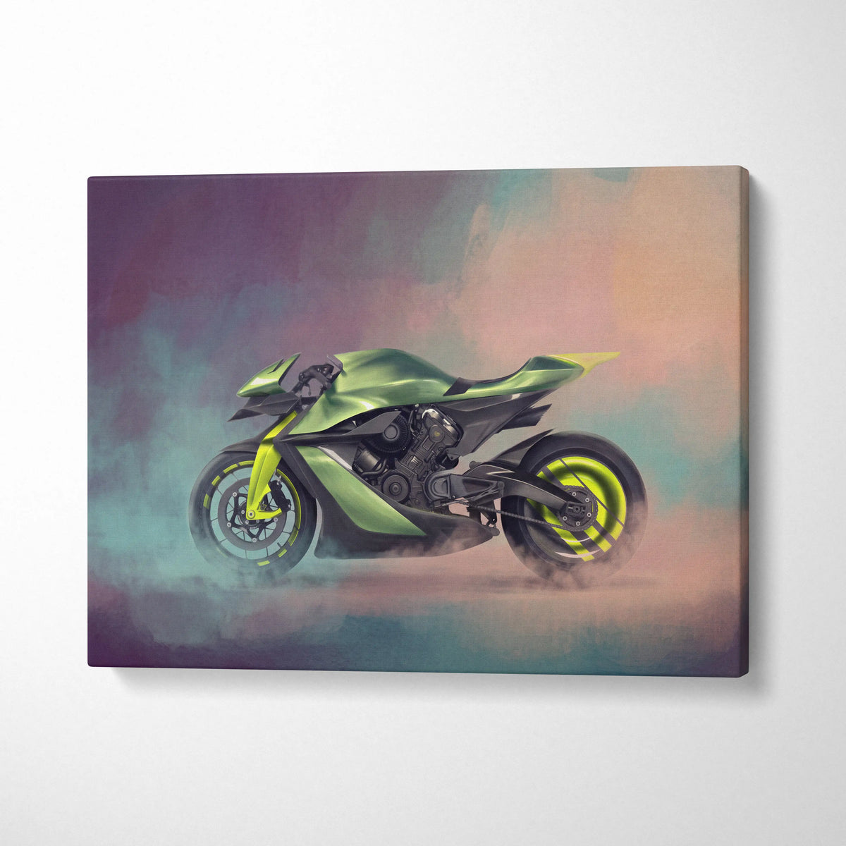 Aston Martin AMB 001 Inspired Supersport Wall Art, Supercharged Track Poster and Rider Gift