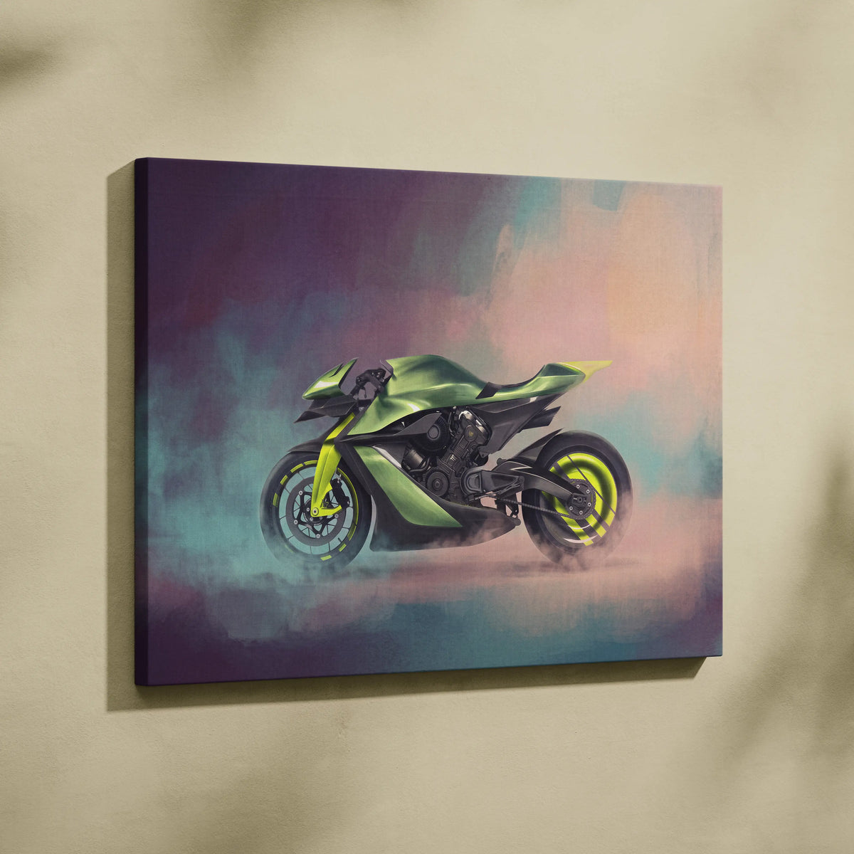Aston Martin AMB 001 Inspired Supersport Wall Art, Supercharged Track Poster and Rider Gift