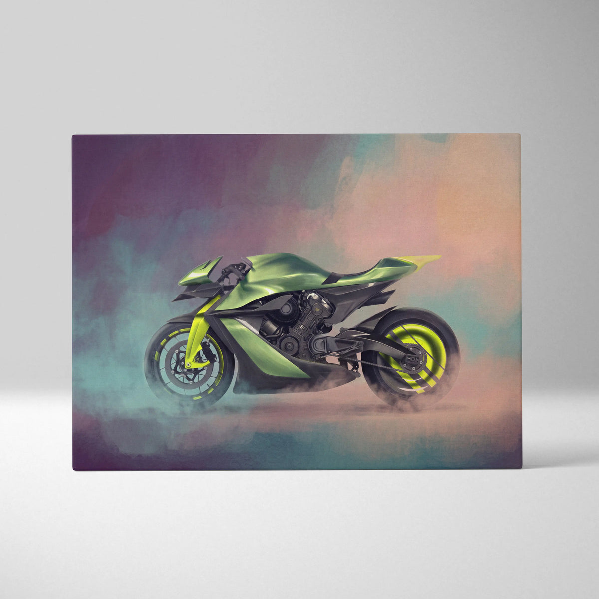 Aston Martin AMB 001 Inspired Supersport Wall Art, Supercharged Track Poster and Rider Gift