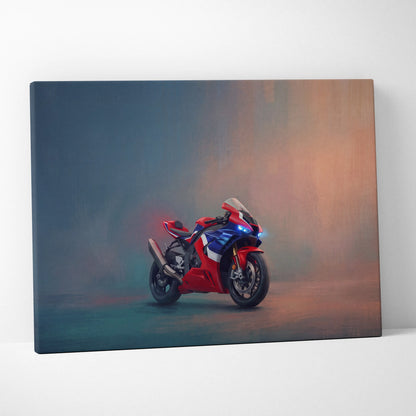 Honda CBR1000RR-R Fireblade Inspired Motorcycle Wall Art, Track Weapon Print and Racing Decor