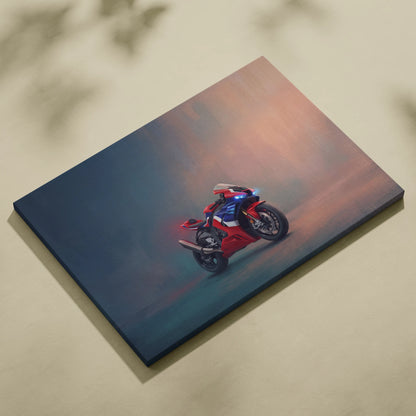 Honda CBR1000RR-R Fireblade Inspired Motorcycle Wall Art, Track Weapon Print and Racing Decor