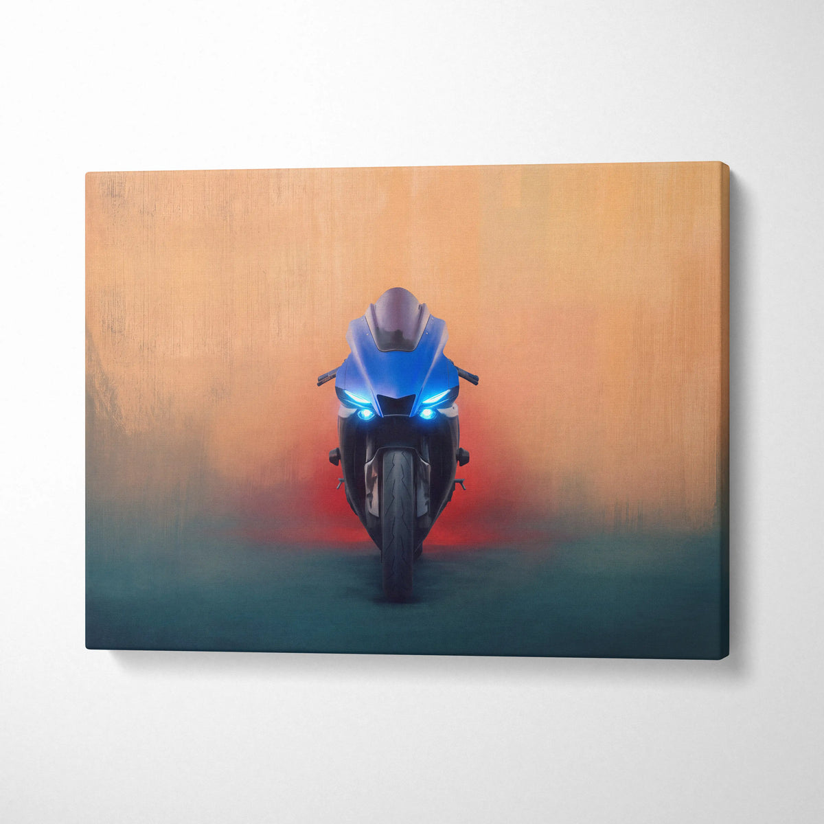 Yamaha YZF-R1 Inspired Motorcycle Wall Art, Racing Print and Home Decor