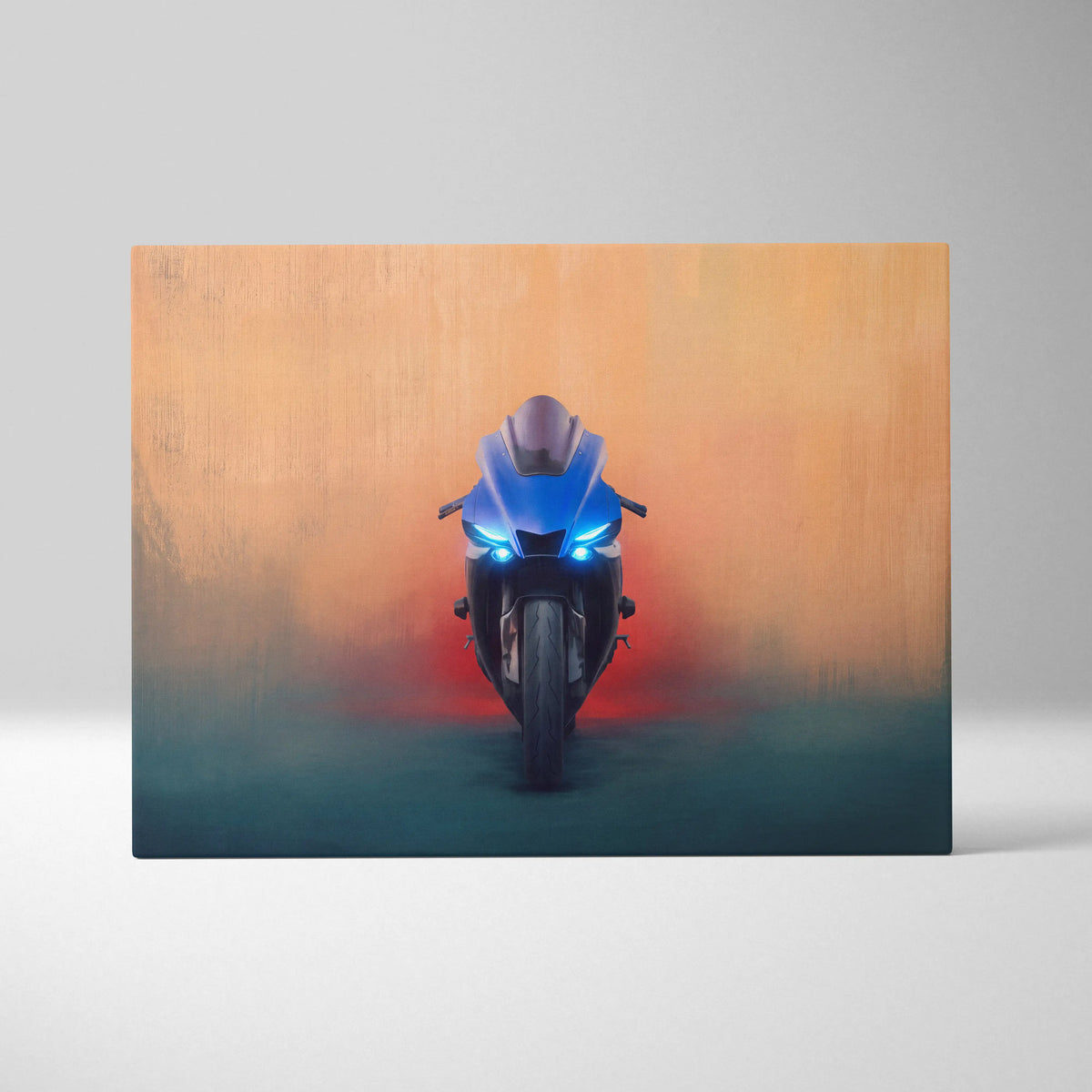 Yamaha YZF-R1 Inspired Motorcycle Wall Art, Racing Print and Home Decor
