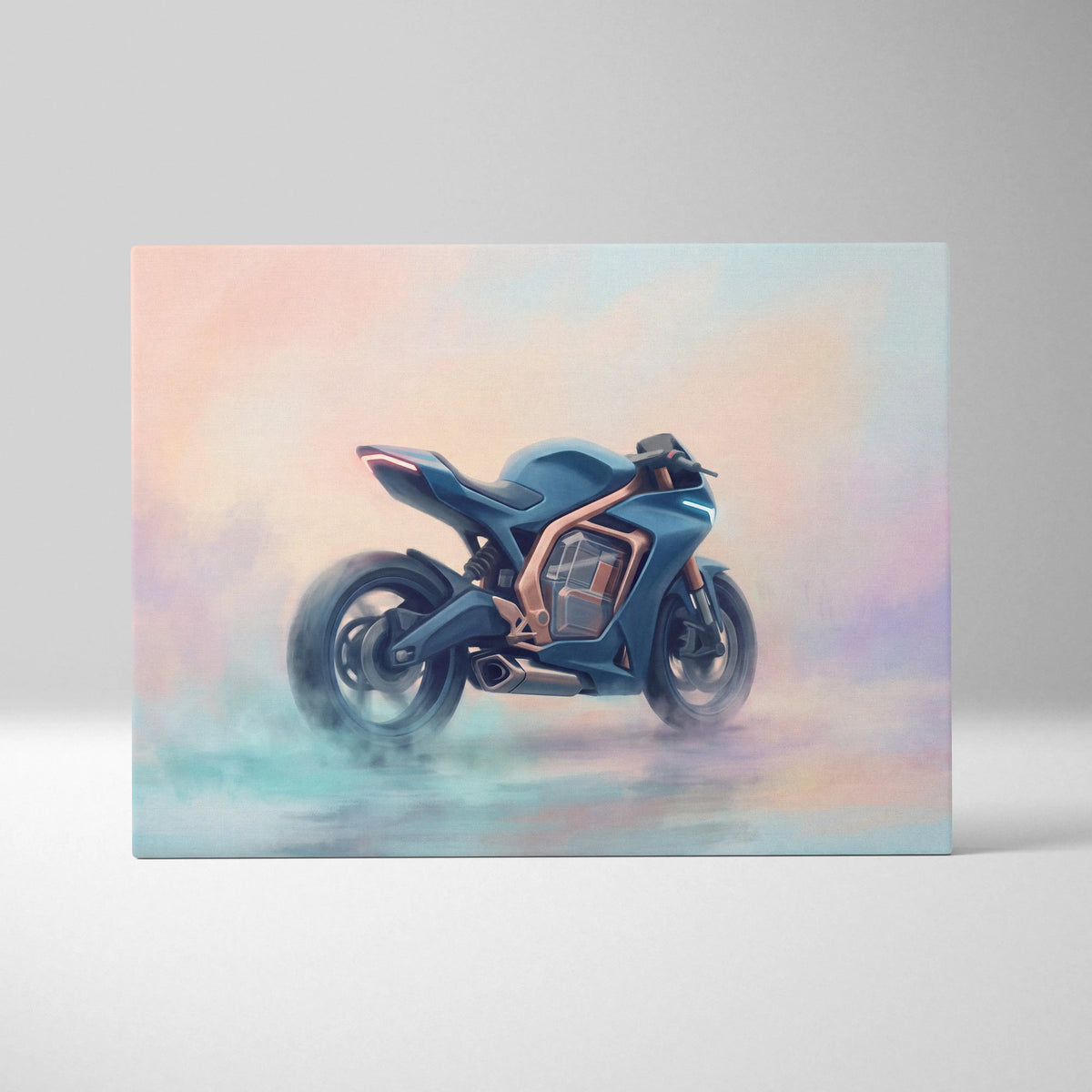 Energica Ego Inspired Supersport Wall Art, Electric Superbike Print and Futuristic Garage Decor
