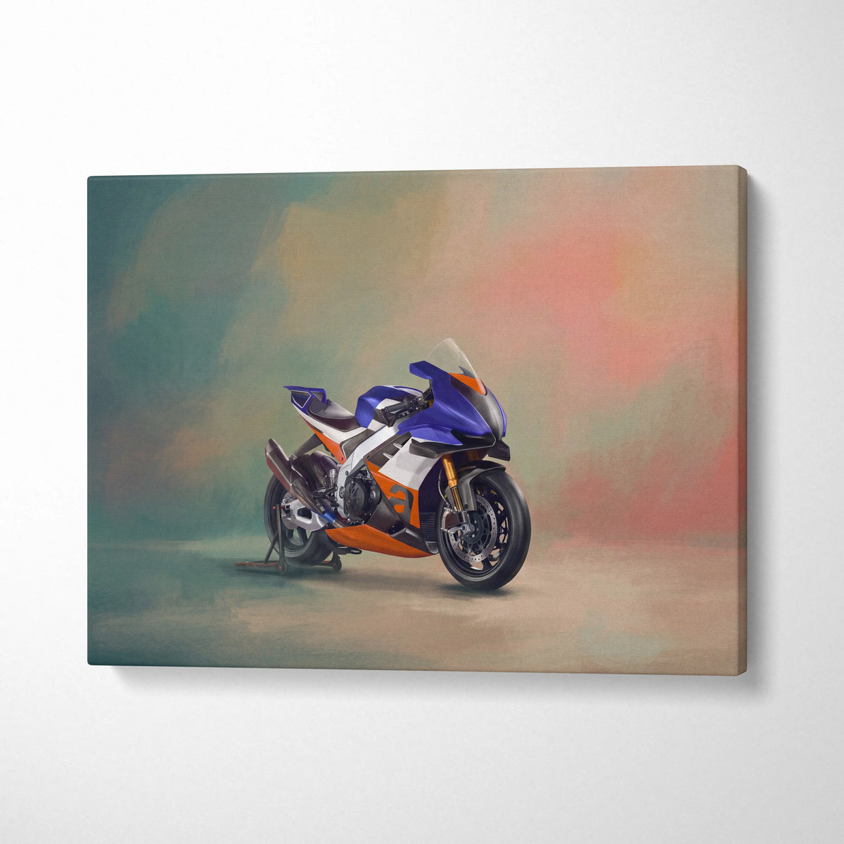 Aprilia RSV4 Xtrenta Inspired Supersport Wall Art, Italian Superbike Print and Track Day Garage Decor
