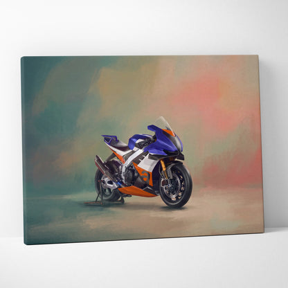 Aprilia RSV4 Xtrenta Inspired Supersport Wall Art, Italian Superbike Print and Track Day Garage Decor