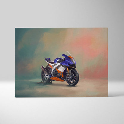 Aprilia RSV4 Xtrenta Inspired Supersport Wall Art, Italian Superbike Print and Track Day Garage Decor