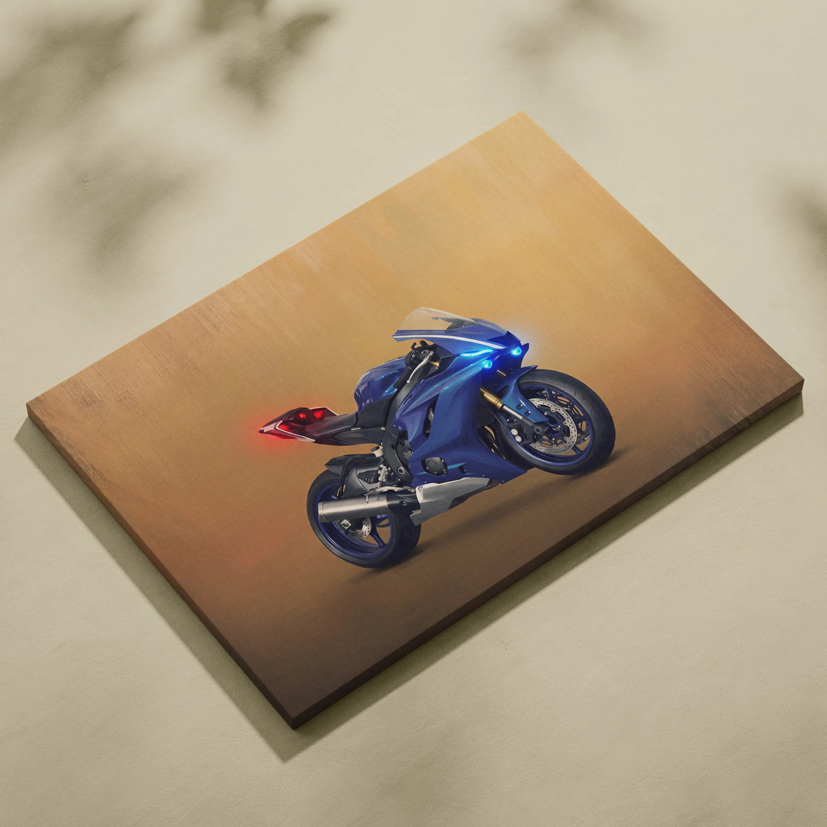 Yamaha YZF-R6 Inspired Supersport Wall Art, Racing Print & Superbike Home Decor