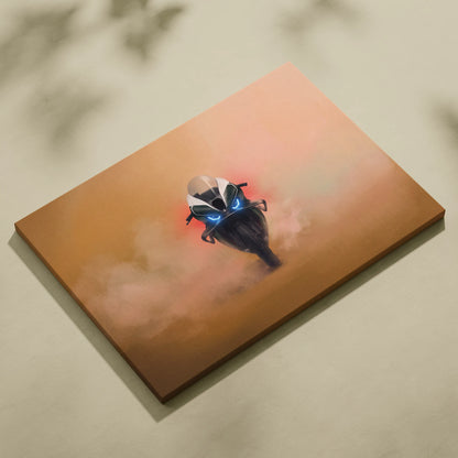 BMW M1000RR Limited Edition Isle of Man TT Inspired Supersport Wall Art, Track Racing Canvas Art & Superbike Home Decor