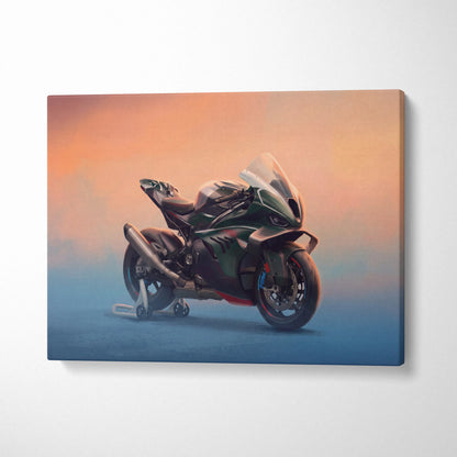 BMW M1000RR Limited Edition Isle of Man TT Inspired Supersport Wall Art, Superbike Canvas Print & Racing Poster