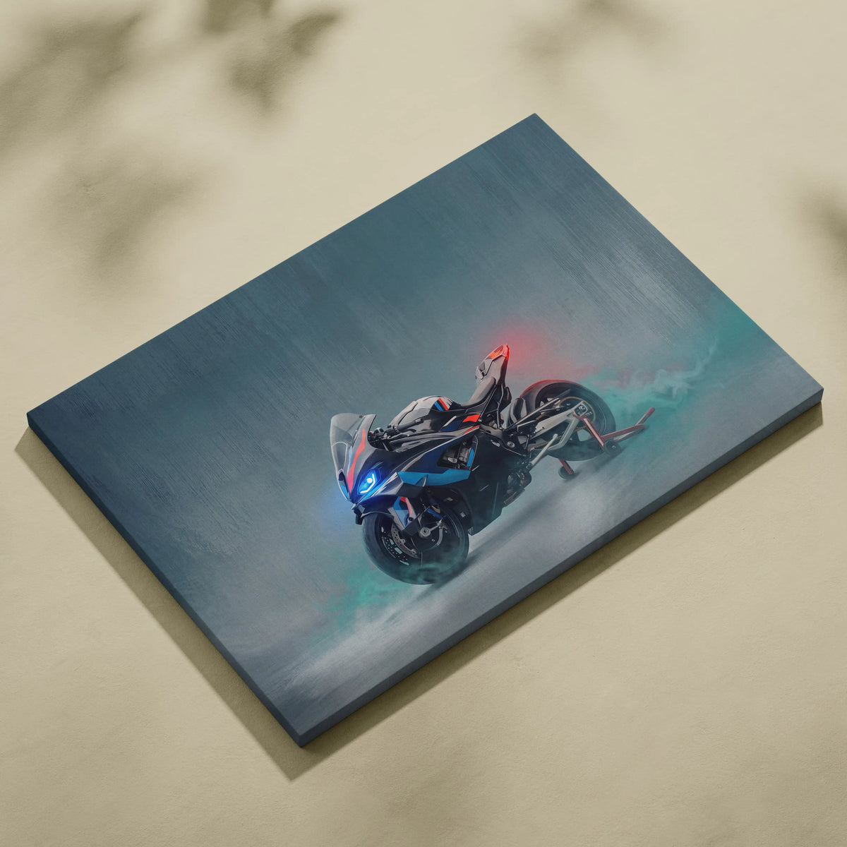 BMW M1000RR Inspired Canvas Art, Supersport Wall Art & Racing Enthusiast Decor