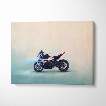 BMW S1000RR Canvas Wall Art - Stunning Artistic Styled Artwork