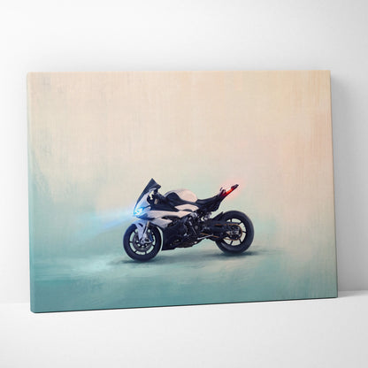 BMW S1000RR Canvas Wall Art - Stunning Artistic Styled Artwork