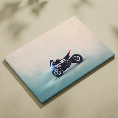 BMW S1000RR Canvas Wall Art - Stunning Artistic Styled Artwork