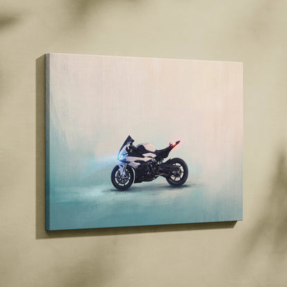 BMW S1000RR Canvas Wall Art - Stunning Artistic Styled Artwork