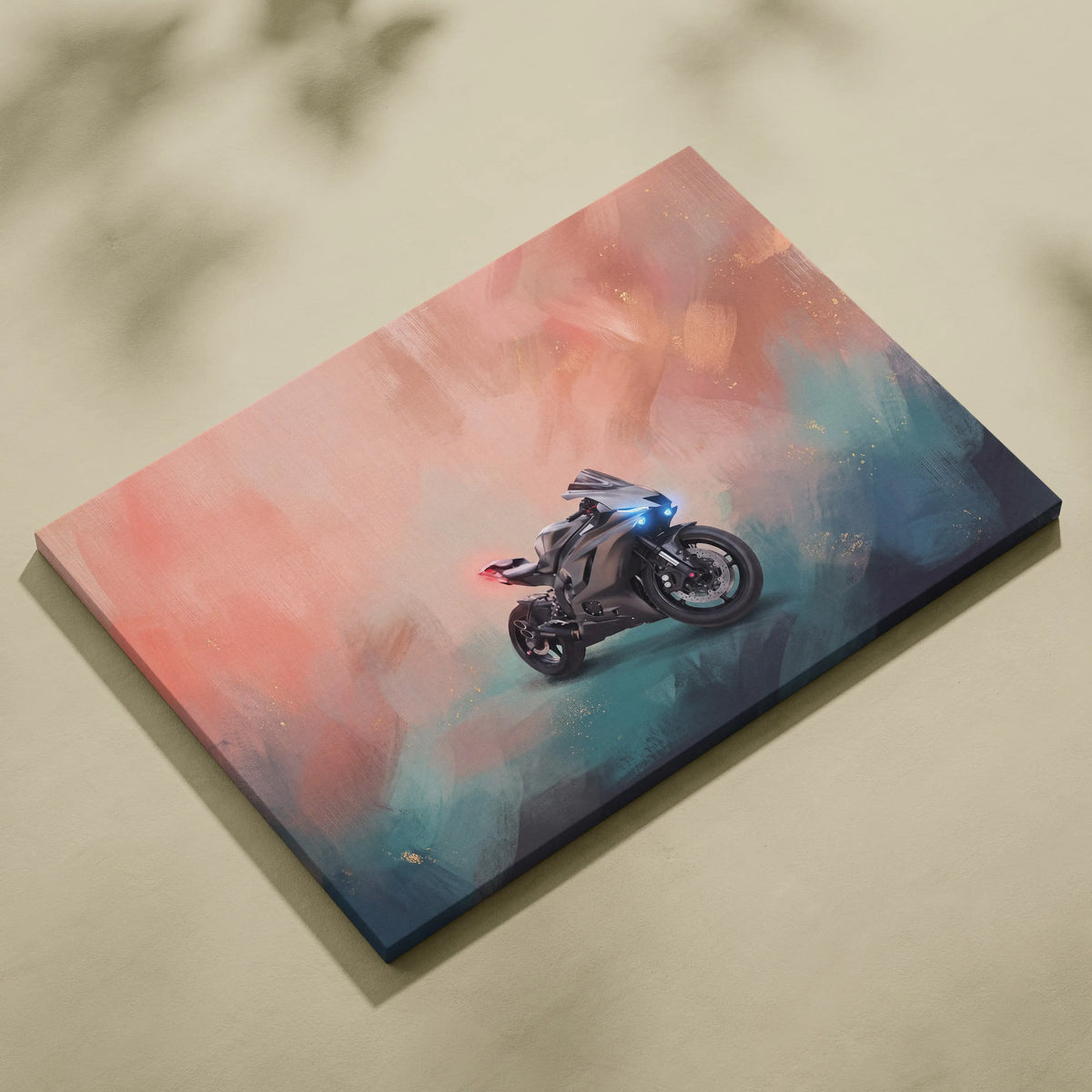 Yamaha R6 Inspired Sport Bike Wall Art, Canvas Art, Track Racing Decor & Garage Print