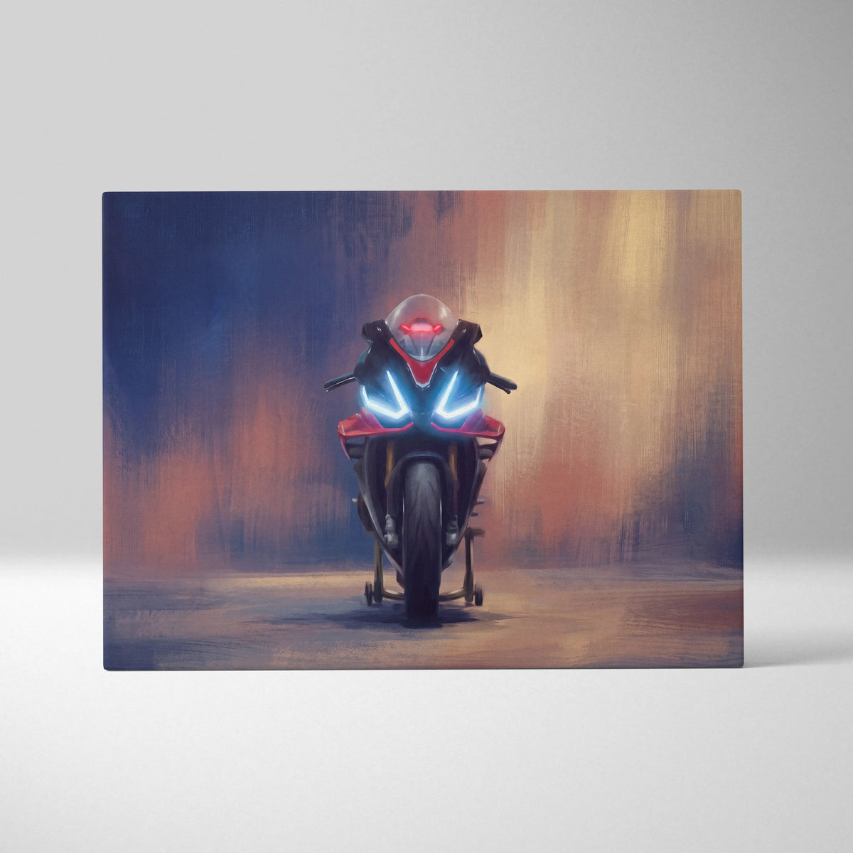Aprilia RSV4 Inspired Supersport Wall Art, Racing Canvas Print & Motorcycle Wall Decor