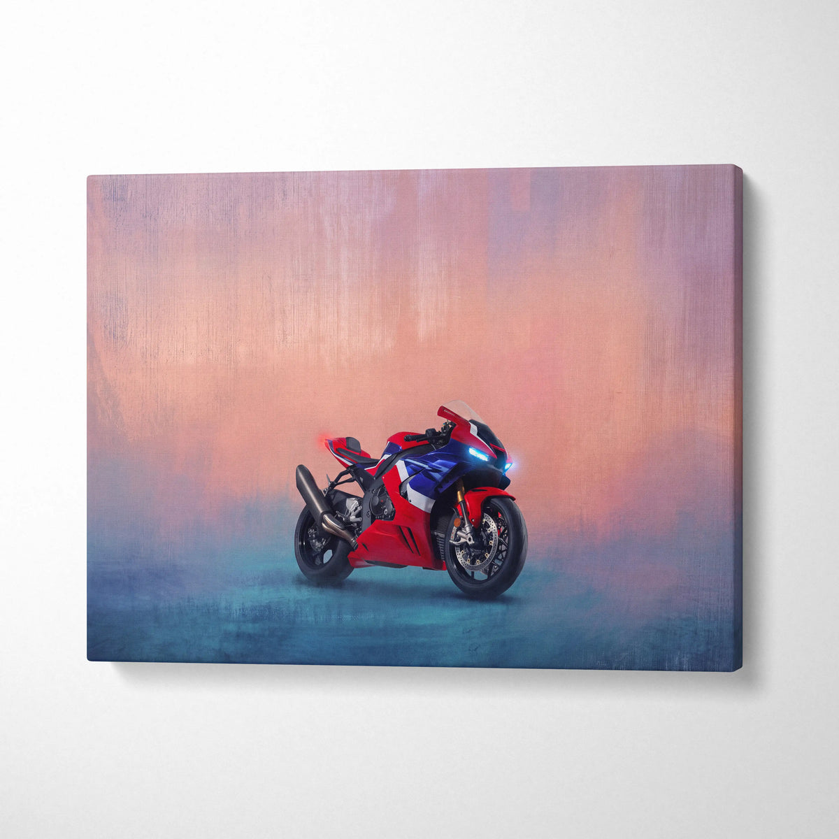 Honda CBR1000RR Fireblade Inspired Supersport Wall Art, Racing Canvas Art & Superbike Garage Print