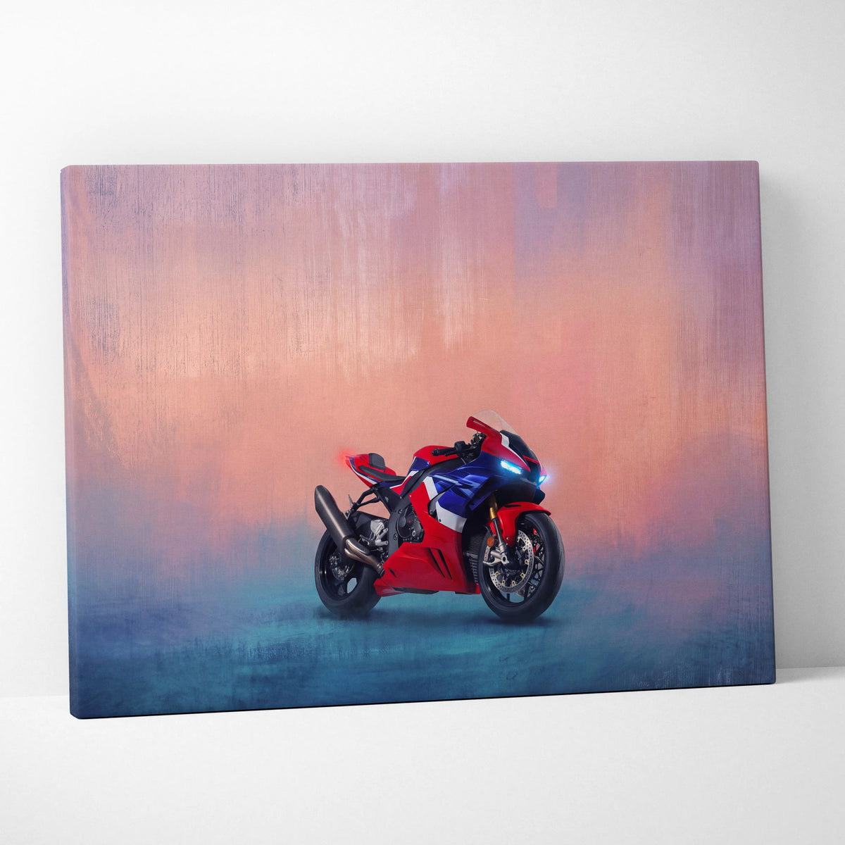 Honda CBR1000RR Fireblade Inspired Supersport Wall Art, Racing Canvas Art & Superbike Garage Print
