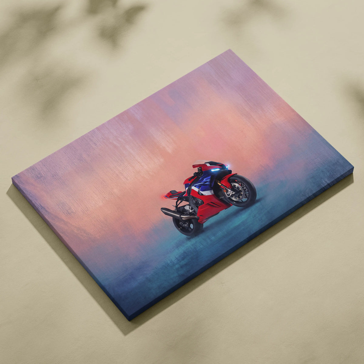 Honda CBR1000RR Fireblade Inspired Supersport Wall Art, Racing Canvas Art & Superbike Garage Print