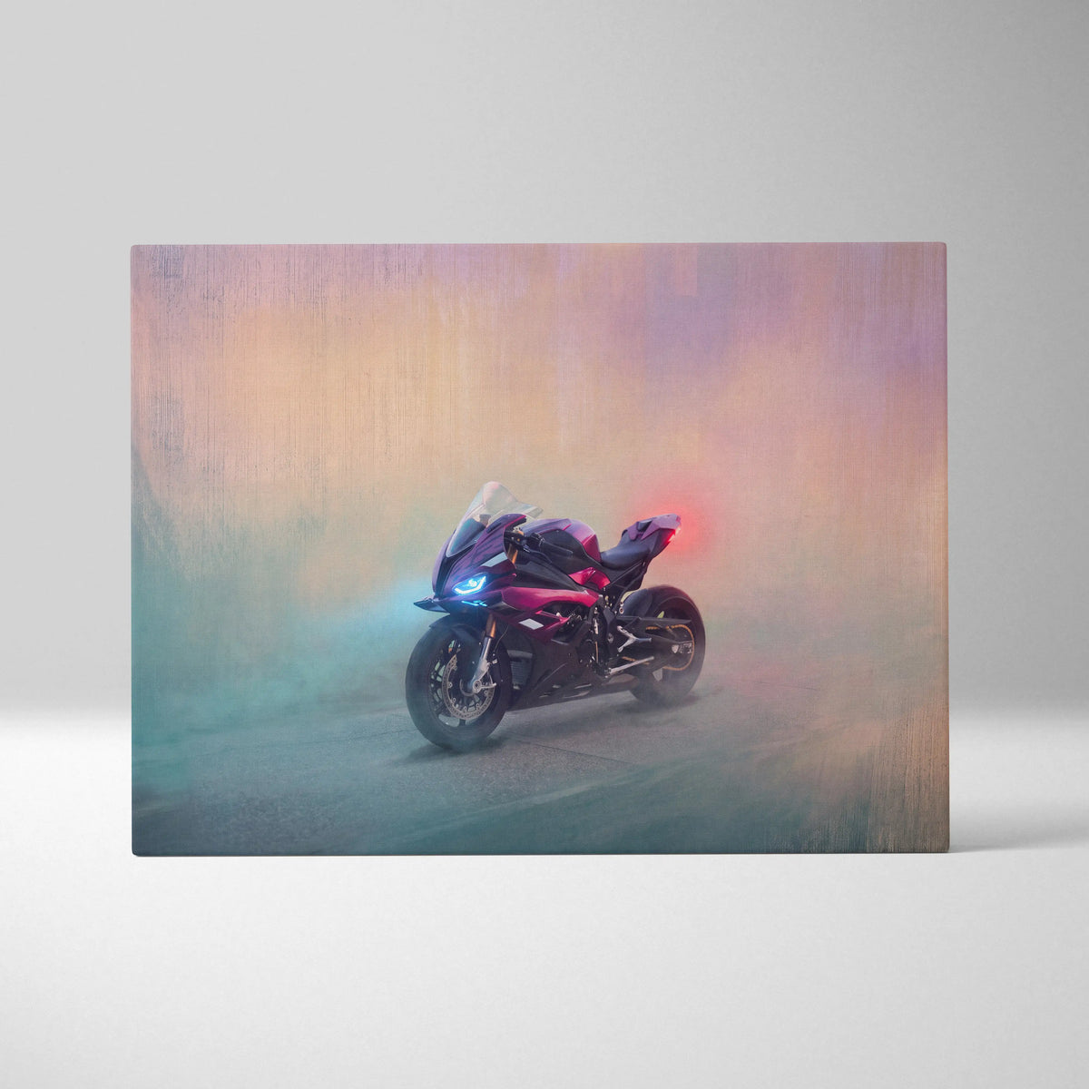 BMW S1000RR Inspired Supersport Wall Art, Racing Canvas Print & Superbike Home Decor