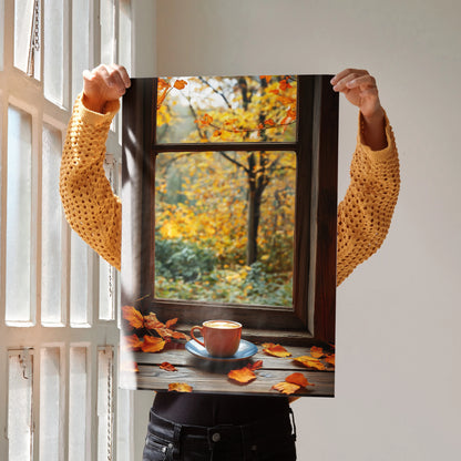 Vibrant Autumn Digital Wall Art Poster Print | Vertical - Throttle Designs