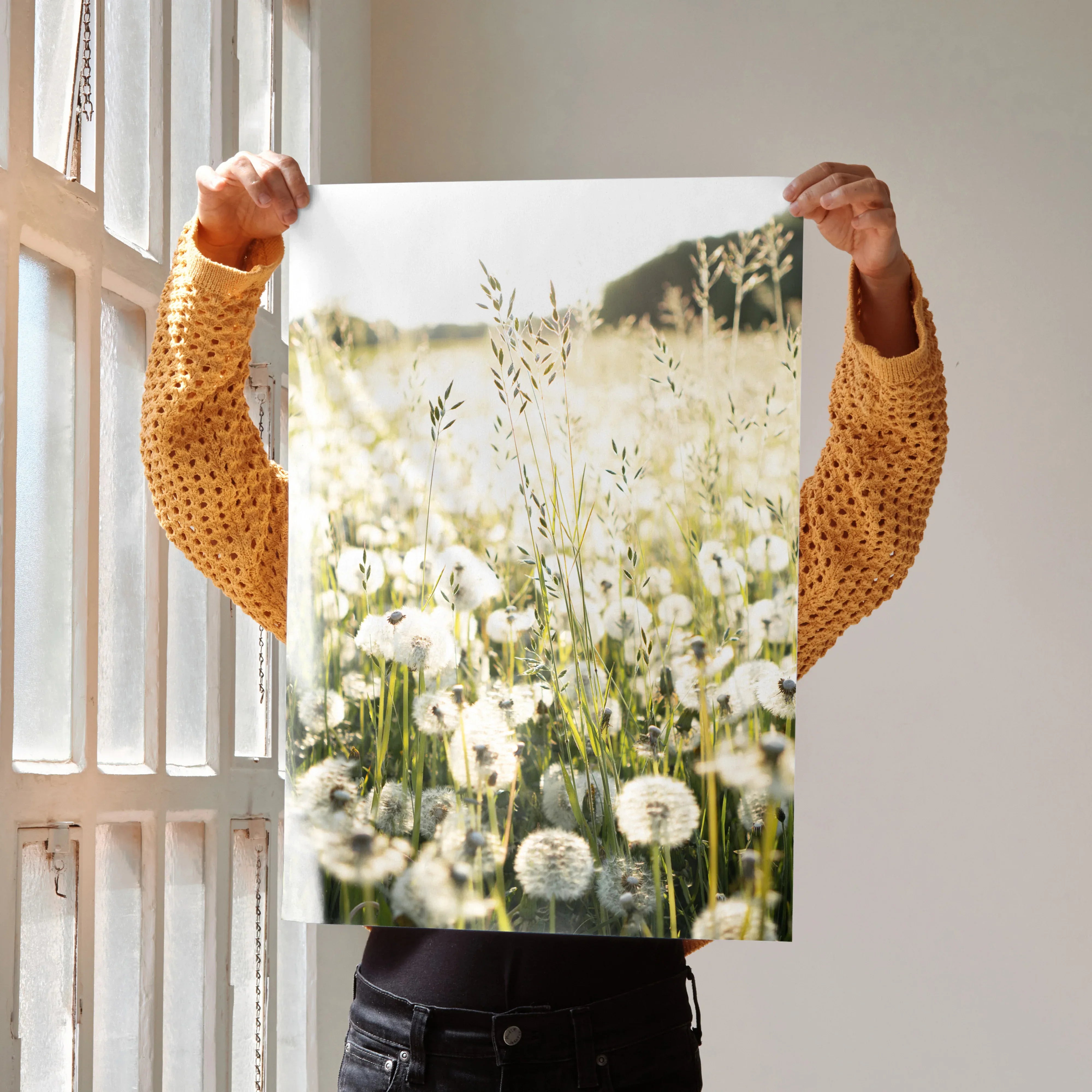 Vibrant Floral Art Poster for Wall Decor | Vertical - Throttle Designs