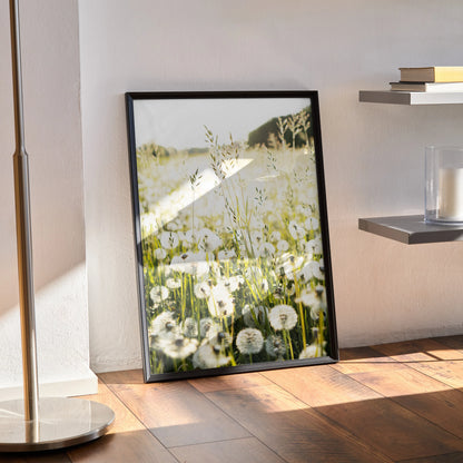 Vibrant Floral Art Poster for Wall Decor | Vertical - Throttle Designs