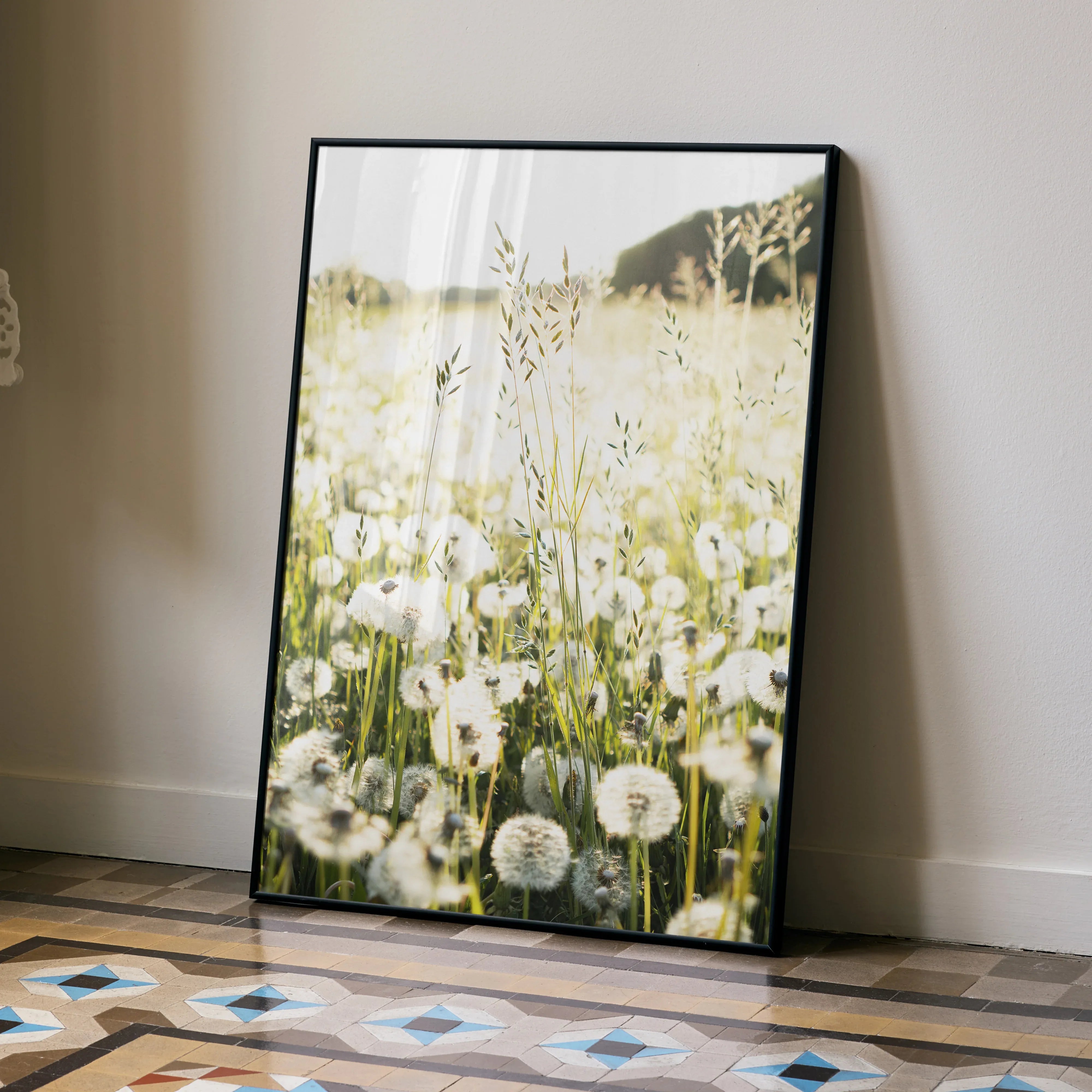 Vibrant Floral Art Poster for Wall Decor | Vertical - Throttle Designs