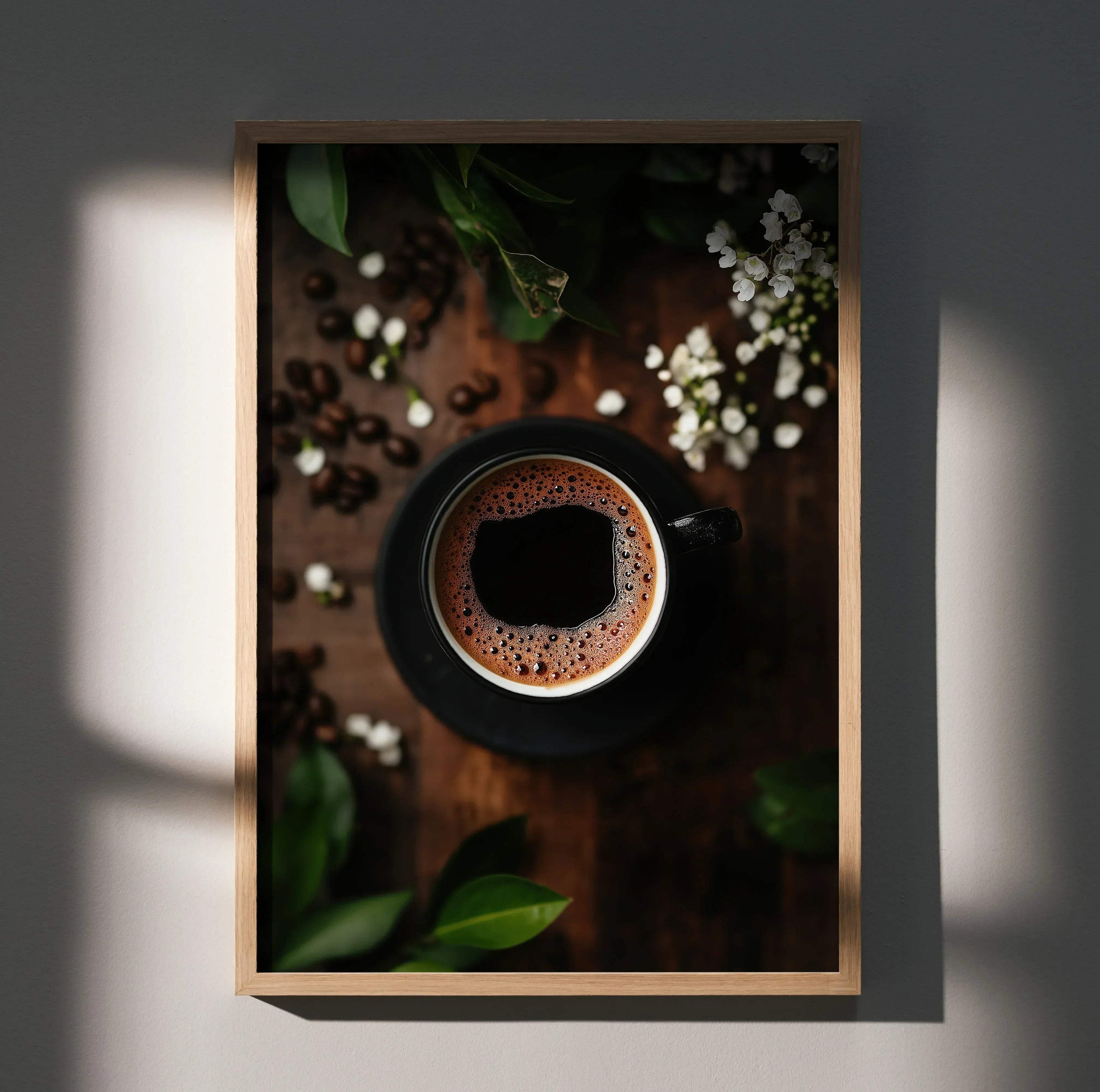 Coffee Lifestyle Art Print Poster for Wall Decor | Vertical - Throttle Designs