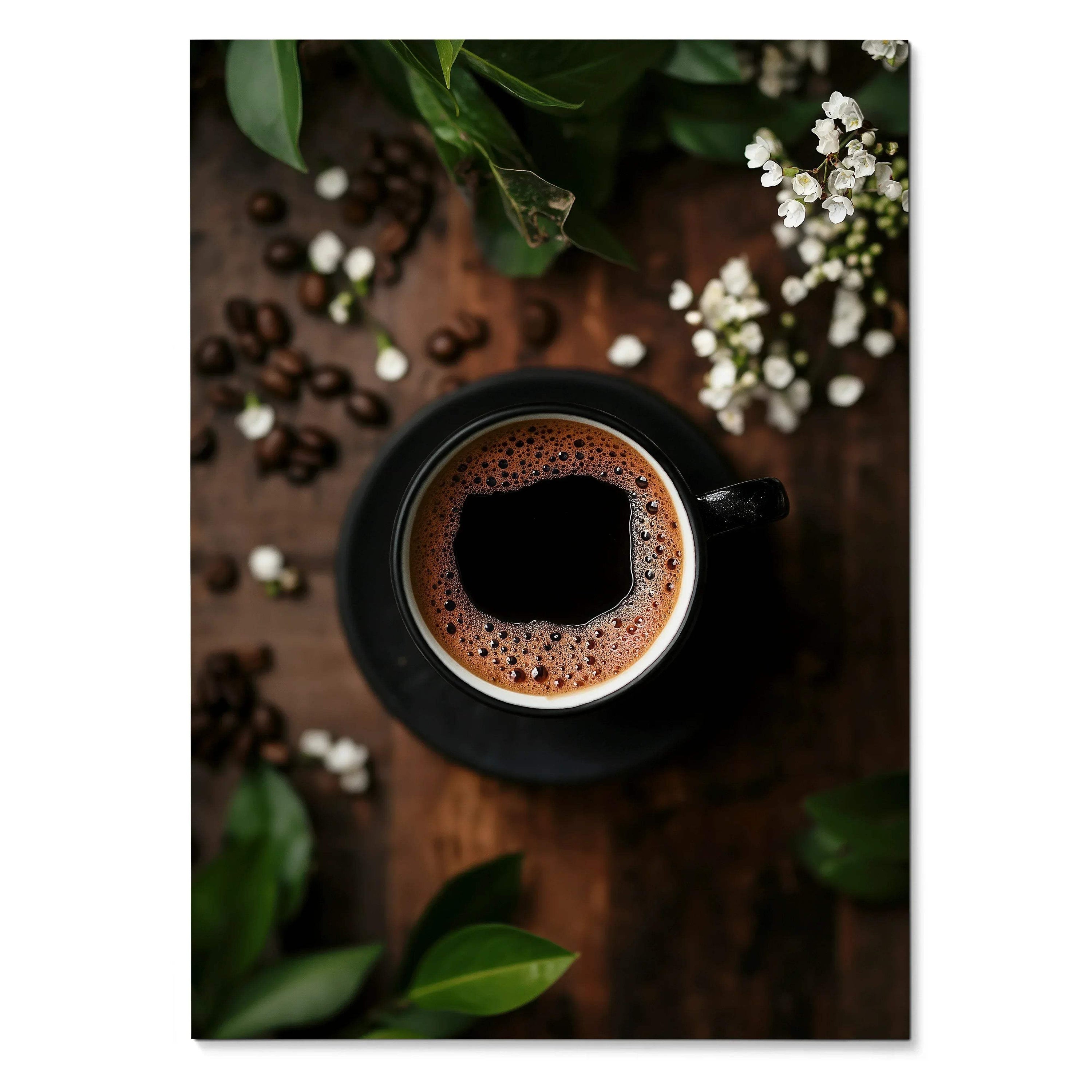 Coffee Lifestyle Art Print Poster for Wall Decor | Vertical - Throttle Designs
