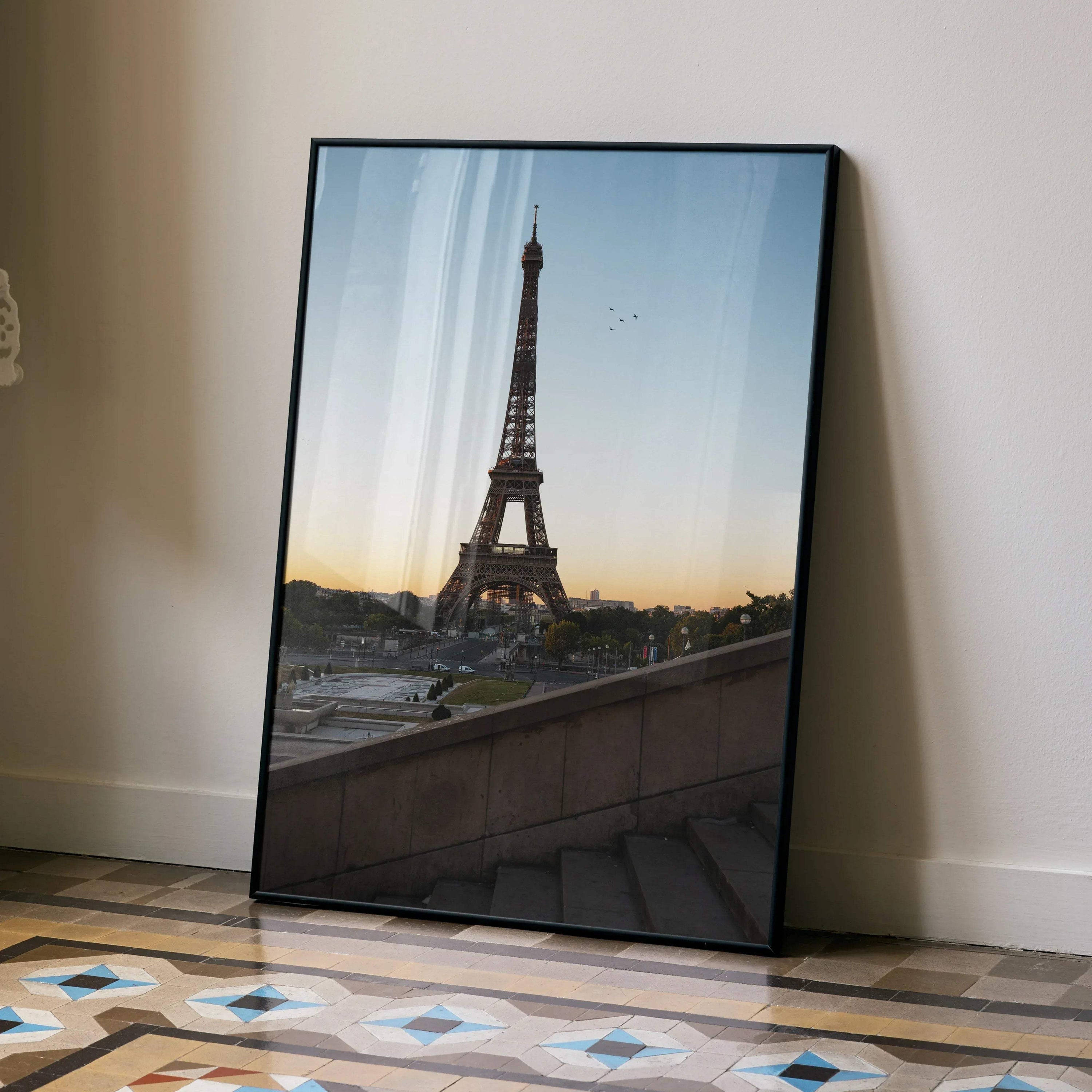 Captivating Eiffel Tower Poster Art for Wall Decor | Vertical - Throttle Designs